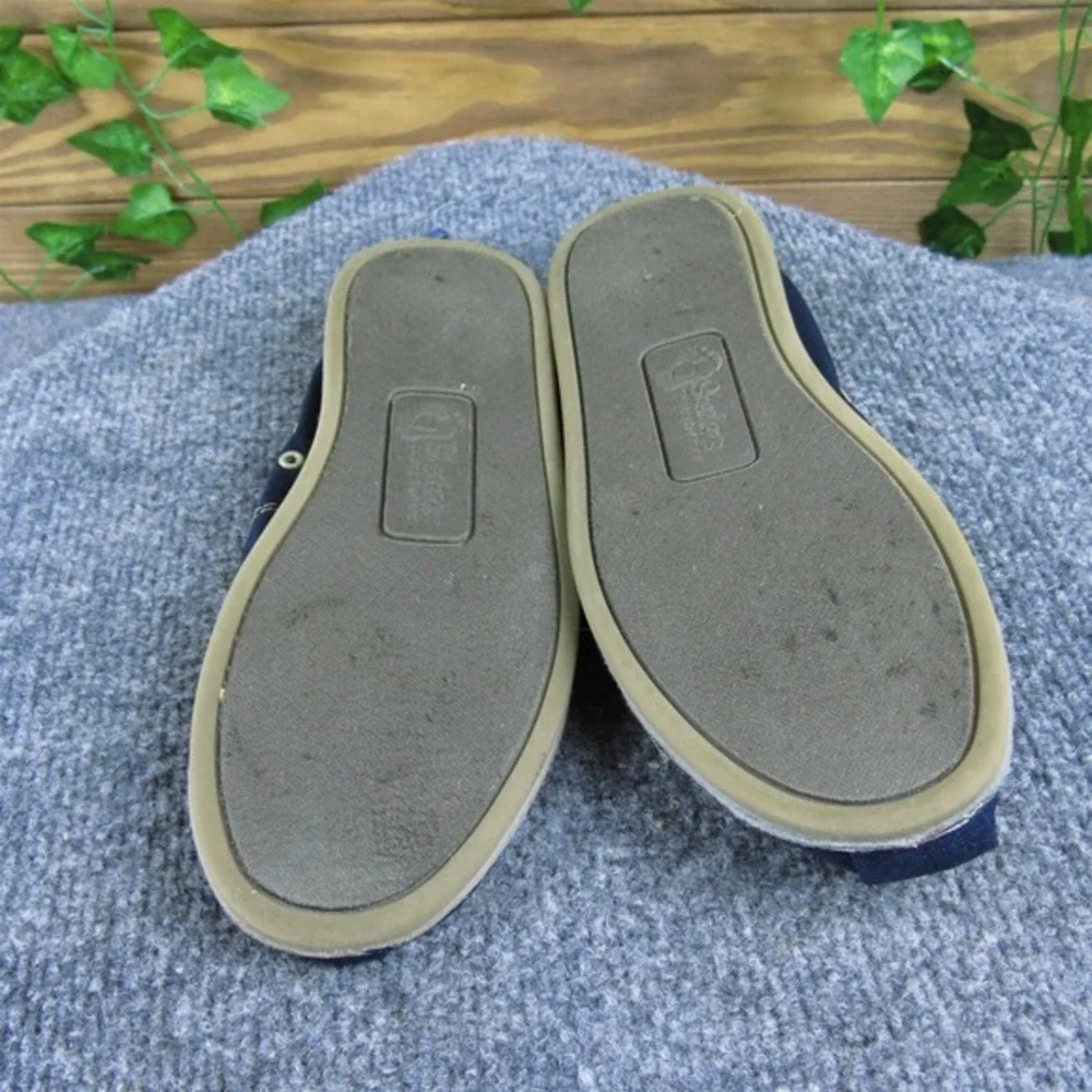 Bobs By Skechers‎ Women's  Flat Blue Fabric Sz 6.5 Medium  Used 2025